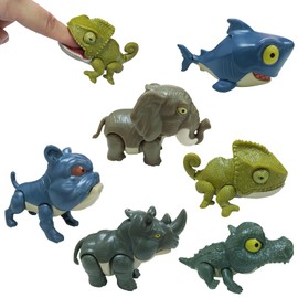 Animal Toy 6 Pieces Bite Finger Toy Interesting Interesting Interactive Children's Party Toy Interesting Exquisite Toys Party Gifts for Birthday Gifts