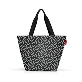 Reisenthel Home Decoration Shopper Bag Medium Millefleurs, Signature Black, M