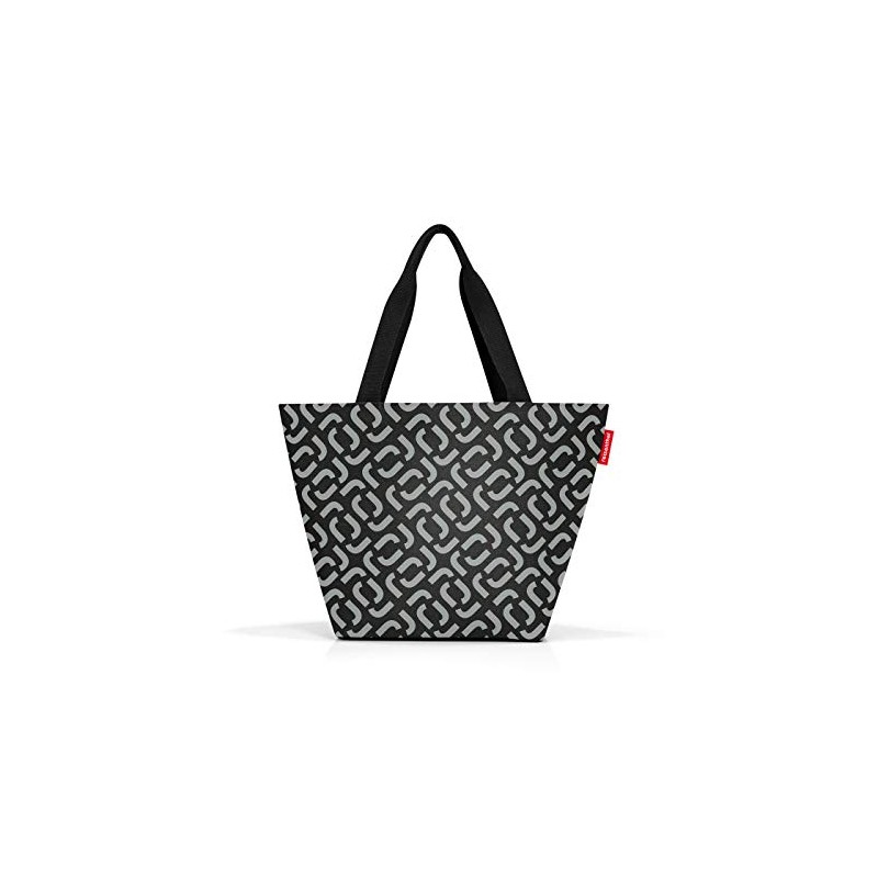 Reisenthel Home Decoration Shopper Bag Medium Millefleurs, Signature Black, M