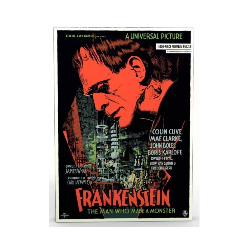 Mondo Games Frankenstein 1000 Piece Jigsaw Puzzle MONDO NEW &