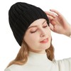 NPQQUAN Thick Warm Winter Knit Beanie Hat Skull Cap Beanies