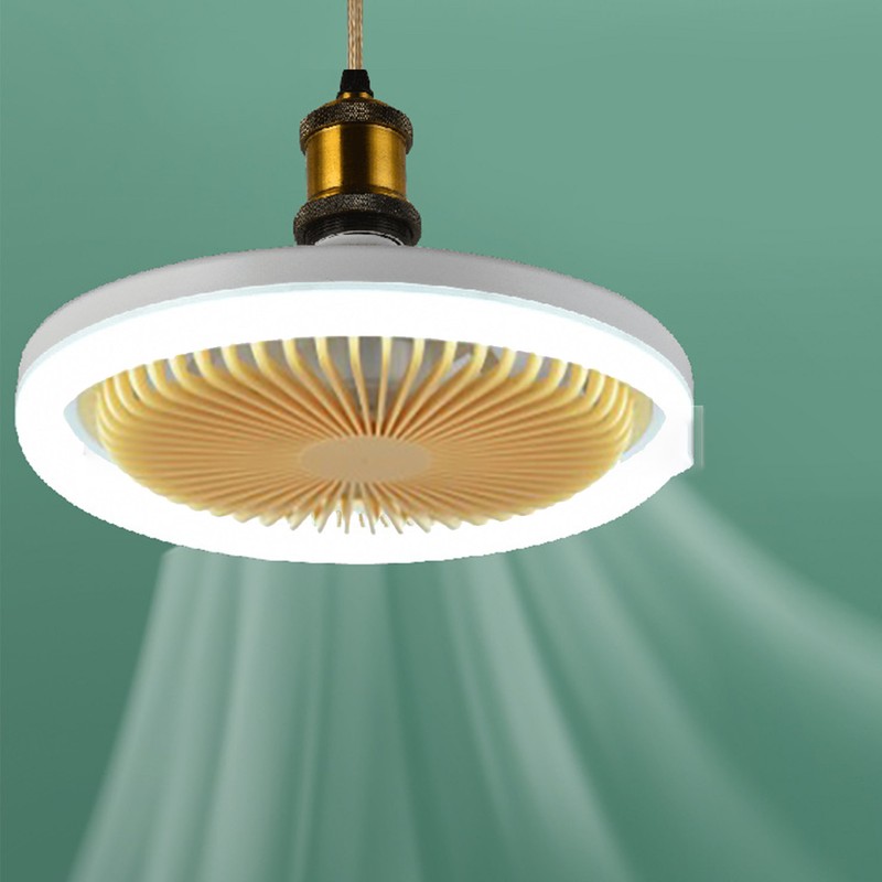 Ceiling Fan Light 30W ABS Housing 9.8in 2 in 1