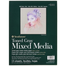 Strathmore, Papier, grau, 22.6 x 30.48 x 1.27 cm