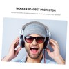 jojofuny 2pcs Woolen Headphone Protector Cover for Scratch Design for