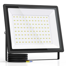 Viuisie 40 W LED Outdoor Spotlight, 4000 LM, 6500 K, IP66 Waterproof, Cool White Floodlight, Super Bright Spotlight, Ideal for Courtyards, Garden, Construction Sites and Parking Lots (40W1P)