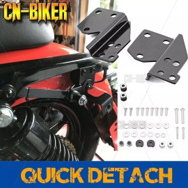 CB Detach Rear Sissy Bar Docking Kit For 97-08 Harley Touring Electra Street Glide