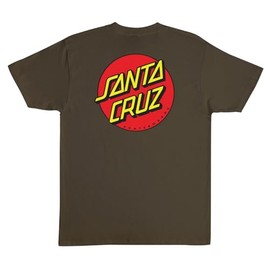SANTA CRUZ Classic Dot S/S Heavyweight T-Shirt Olive XL Mens