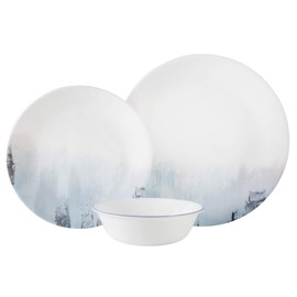Corelle Boutique Tranquil Reflections 12-Piece Dinnerware Set, Service for 4