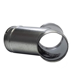 Vent Systems 4'' Inch 45 Degree Duct Connector 3 Way Hose Adapter/Splitter for Hose T-Shape Round Pipe Connector- Extractor Fan - Duct Hose Dryer Vent T Connector - 4 Inch 3 Way Fitting