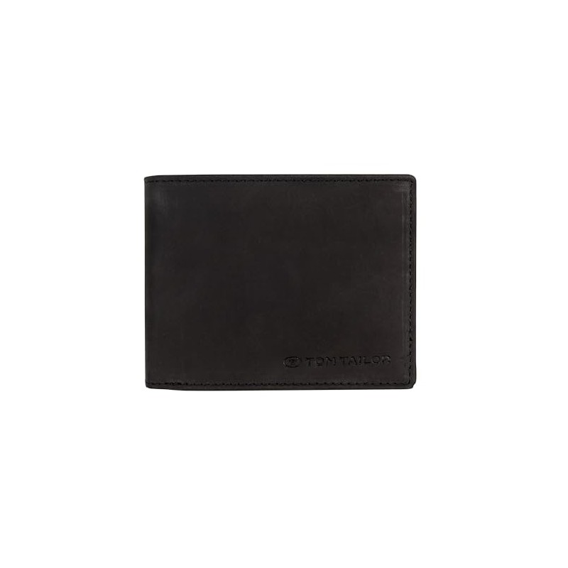 Tom Tailor Men’s Ron Wallet - Black -