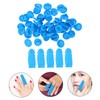 SEWACC 100Pcs Butyronitrile Finger Protectors for Joint Support Wear Covers