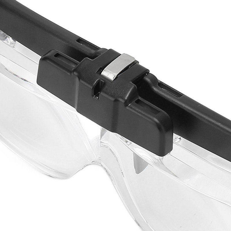 Rechargeable Head Magnifying Glasses with LED Light 2 Detachable Lenses