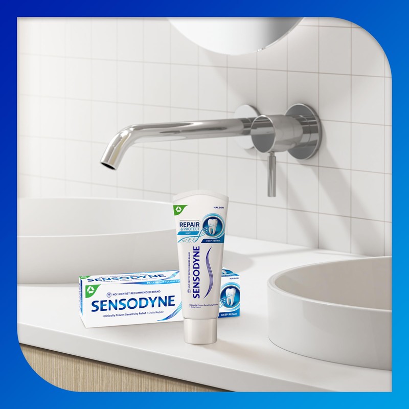 Sensodyne Toothpaste Repair and Protect Original, Sensitive Toothpaste for Sensitive