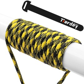 Tiardey PRN-037 Paracord 4mm 100ft (31m) 9 Core Strand,Tear-resistant,Nylon Cord,Mil Spec Type III Paracord,Holds up to 250kg for Outdoor Survival Camping