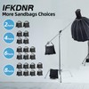 ifkdnr 4 Packs Sandbags, Heavy Duty Sand Bags with 8