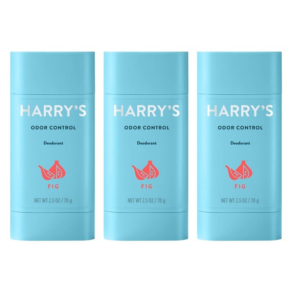 Harry's Men's Deodorant - Odor Control Deodorant - Aluminum-Free - Fig, 2.5 Oz, 3 count (Pack of 1)