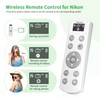 Wireless Remote Shutter Release with OLED Display Rechargeable Multi-Function Camera