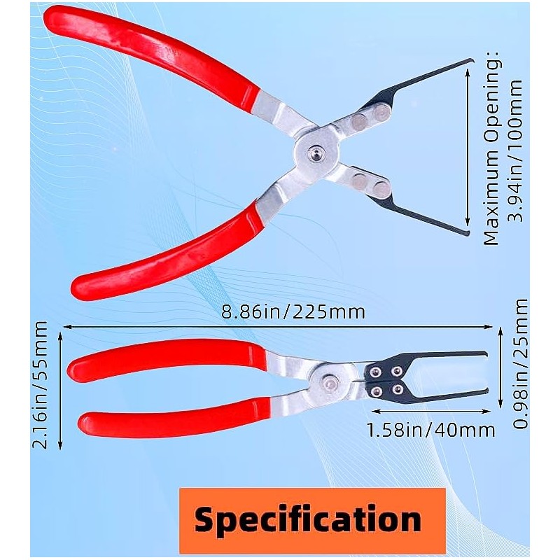 Komitasui Relay Puller Pliers, Fuse Puller Pliers, Automotive fuse puller