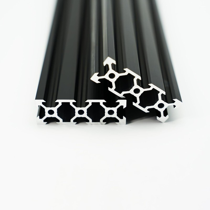 Iverntech 2PCS 1000mm 2060 V Slot Black Aluminum Extrusion 39.37