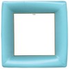 Caspari Grosgrain Square Paper Dinner Plates in Mediterranean Blue -
