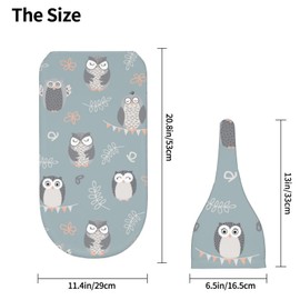 Qwalnely Swaddle Blanket for Baby, Swaddling Sleeping Sacks, Unisex Baby Stuff with Hat, Owl