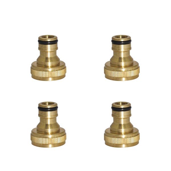 VZU 4 pieces 3/4 inch screw connection tap plug, tap