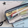 Raymay Fujii KPF9026A Clear Pen Pouch, Kept Pencil Case, Large
