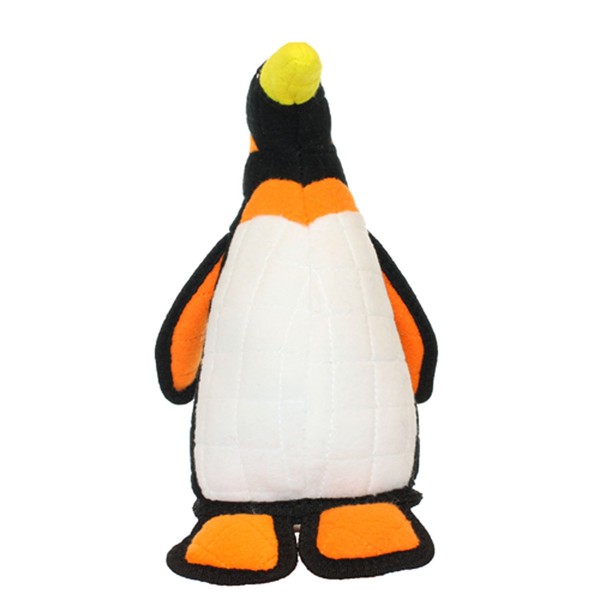 TUFFY - World's Tuffest Soft Dog Toy - Zoo Penguin - Squeakers - Multiple Layers. Made Durable, Strong & Tough. Interactive Play (Tug, Toss & Fetch). Machine Washable & Floats. (Regular)