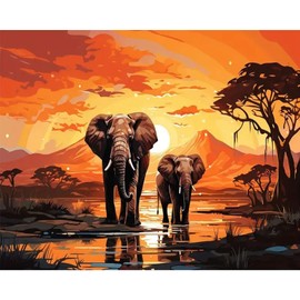 JATOK Paint by Numbers Adults, Paint by Numbers, DIY Lady with Brushes and Acrylic Paints, Hand Painted Oil Painting Canvas for Home Decor, Without Frame (40 x 50 cm / 16 x 20 inches)