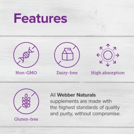 Webber Naturals Citrato De Magnesio 150 Mg, 250 Cápsulas, Al