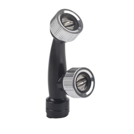 G1/4in Female Thread High Pressure Misting Dual Nozzles Garden Water Irrigation Sprinkler Fitting