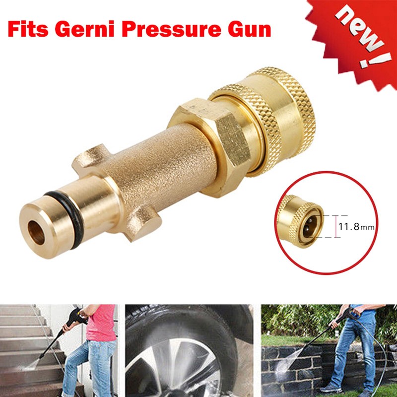 T&F Adapter and Pressure Washer Copper Foam Cannon Bottle Connector