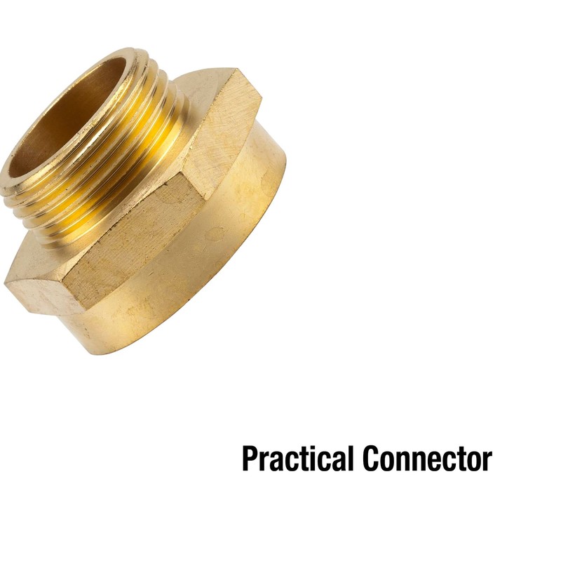 Gardena Brass Reducing Thread Nipple: Brass Connector for Thread Reduction