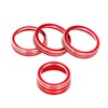 Gear Knob Trim, Aluminium Alloy Material Air Conditioning Button Cover