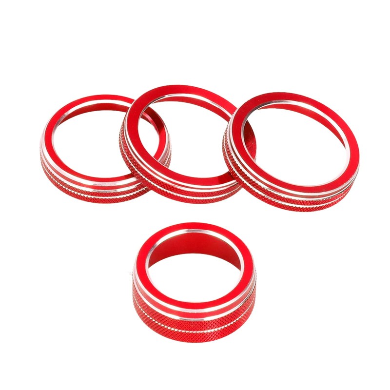 Gear Knob Trim, Aluminium Alloy Material Air Conditioning Button Cover