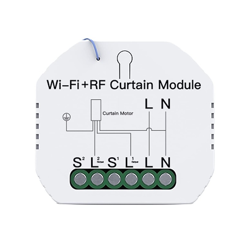 WIFI Rollladenmodul 2.4G + RF 433 + Steuertaste, WiFi Curtain