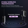 MICNAUX UHF Wireless Violin Microphone System, Rechargeable Clip-on Instrument Microphones