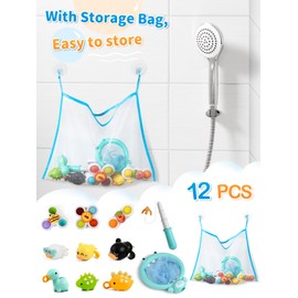 KmmiFF Bath Toys for 1 2 3 Year Old,Toddler Bath Toys for 1-5 Year Old Boy Girl Gifts,Baby Bath Toys 6 Months Plus,Christmas Birthday Gifts for 1-3 Year Old Girls Boys Toys Age 2 3 4 Kids Bath Toys