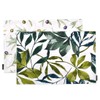 Reversible Type Placemat, Set of 2, 100% Cotton, 11.8 x