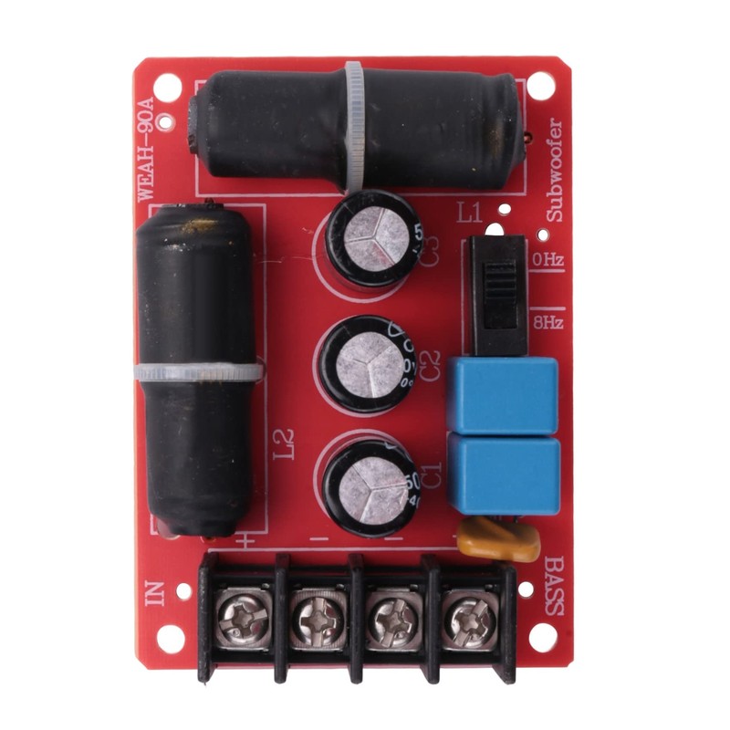 Lyaciomn Pure Bass Subwoofer Second-Order Crossover Speaker Frequency Divider DIY