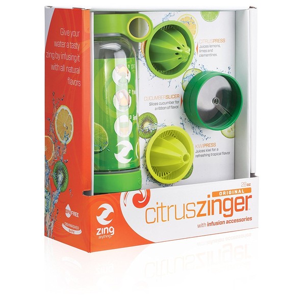 Citrus Zinger Green Gift Box with Berry Slicer