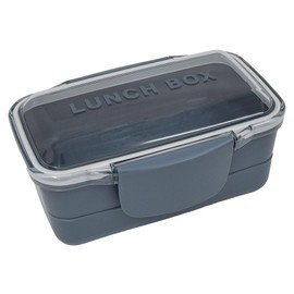 Monochrome Dome 2-Tier Lunch 28.9 fl oz (850 ml), Navy 73641
