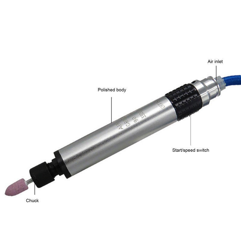 Pneumatic Polishing Machine KP‑609 Polisher with Adjustable Speed for Surface