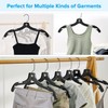 Donext Plastic Hangers with 360 Swivel Metal Hook, Heavy Duty