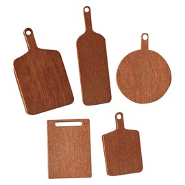Toyvian 10pcs Mini Chopping Board Decoraciones Para Salas De Casa Kitchen Kitchenware Toy Micro Scene Decoration Home Décor Simulation Cutting Board Cutting Board Decor Woodsy Decor Ob11