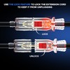 Maximm Extension Cord with Locking - Lighted Power Indicator l