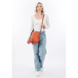 Tamaris TAS Nele 32801 Women's Shoulder Bag Plain, Brown (rust), Unit size