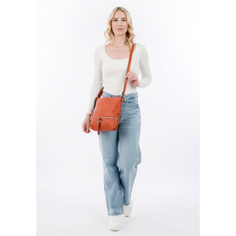 Tamaris TAS Nele 32801 Women's Shoulder Bag Plain, Brown (rust),