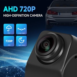 Ohradio AHD Reversing Camera Car Wide Angle Car Backup Camera IP67 Waterproof Night Vision Parking Aid Camera Full Colour Night Vision Camera
