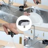 Automatic Rotating Cup Washer with Hose and Tee G1/2 Male
